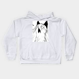 Scream Cat Kids Hoodie